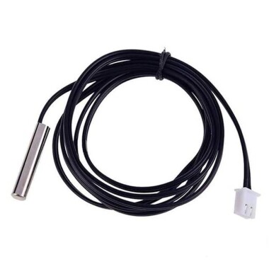 Waterproof 5M NTC Thermistor Temperature Sensor 10K B3950 Probe 5x25mm With XH2.54-2P Terminal - 2