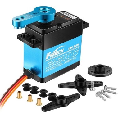 Waterproof FEETECH FT5325M 7.4V 180 Degree High Speed Metal Gear Digital Servo Torque 25kg - 2