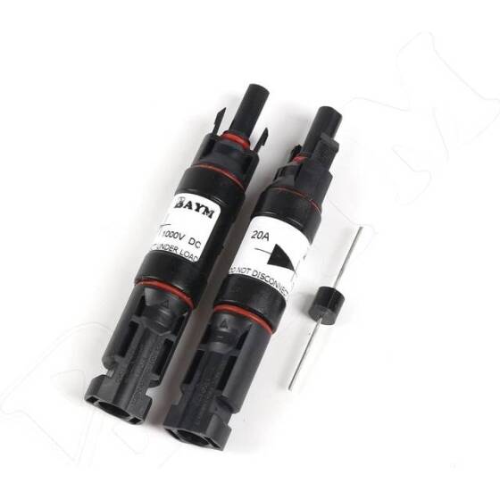 Waterproof MC4 20A PV Diode Solar Connector - 1