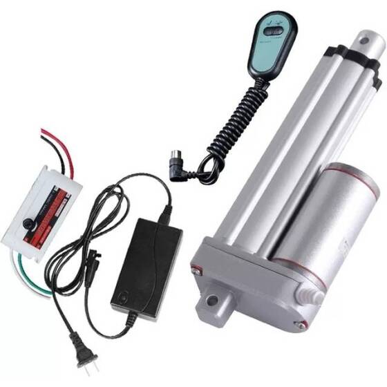 Waterproof Stroke Length 150mm 7mm/S 1400N DC24V Linear Actuator High Thrust Telescopic Rod - 1