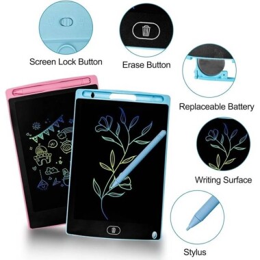 White 12 Inch 12 Inch LCD Writing Tablet Digital Drawing Tablet Doodle Board With Battery Size:287x193x10mm - 3