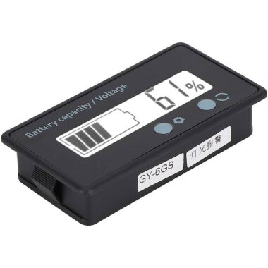 White 12V-84V Lead-Acid 3-24 Strings Lithium Battery Power Display Meter Power Display Self Setting - 2