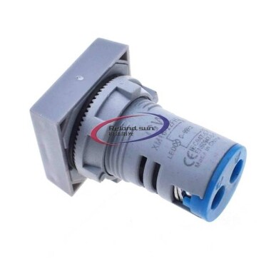 White AC50-500V 0-100A 22mm AD16-22FVA (AD16-22VAM) Square Cover LED Voltage and Current Dual Display Indicator Light With Transformer - 3