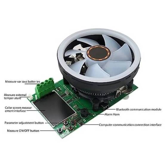 White AToRCH-DL24P 2-4 Inch 180W DC USB Tester Electronic Load Battery Tester Discharge Charge Power Meter Supply DetecTor Meter With Android/IOS/PC System Online Testing - 2