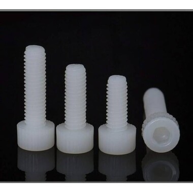 White Nylon Screw M3x12mm - 2