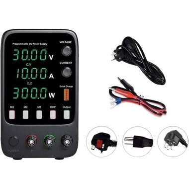 White WPS1203B 120V 3A DC Adjustable RegulaTor Power Supply With Cable 220V EU Plug - 2