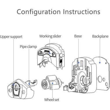 White YZ1515X 3Roller Peristaltic Pump - 4