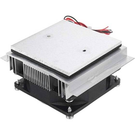 XD-1037 DC12V 60W SemiconducTor Refrigeration Sheet RefrigeraTor DIY Refrigeration Plate Low Power RadiaTor System Size:87x87mm - 2