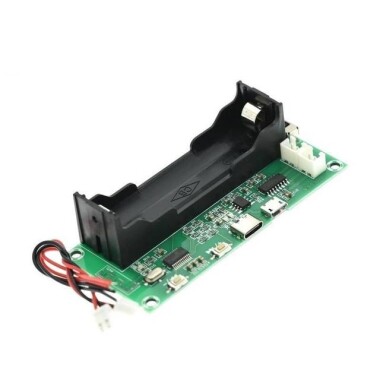 XH-A153 BlueTooth 5.0 Lithium Battery Holder Dual Channel 2x5W Stereo Class D Audio Amplifier Active Speaker DIY - 1