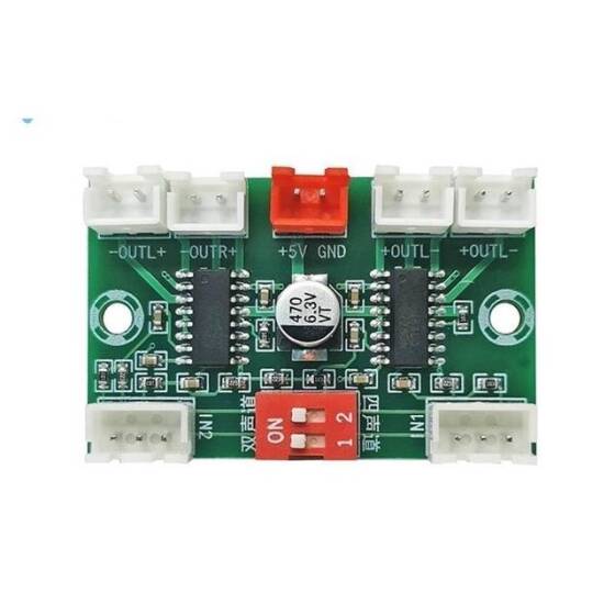 XH-A156 PAM8403 Digital Audio Amplifier Board DC 5V 3Wx4 4CH AMP With Cable - 2