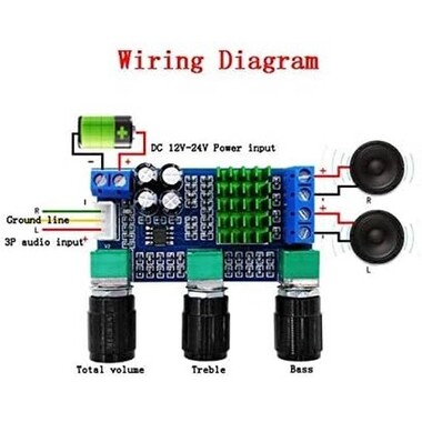 XH-M567 TPA3116D2 Digital Amplifier Board Dual Channel 2x80W Audio Power Amplifiers - 11