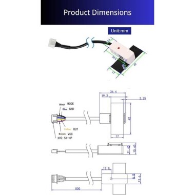 XKC-Y26 NPN DC5-24V Non Contact Liquid Level Sensor Induction Switch Outer Adhering Detector Fluid Controller - 3