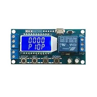 XY-LJ02 6-30V Micro USB Digital LCD Display Time Delay Relay Module Control Timer Switch Trigger Cycle Timing - 1