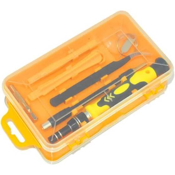 Yellow 115 in 1 Multi-Purpose Screwdriver Set - Plastic Box - 2