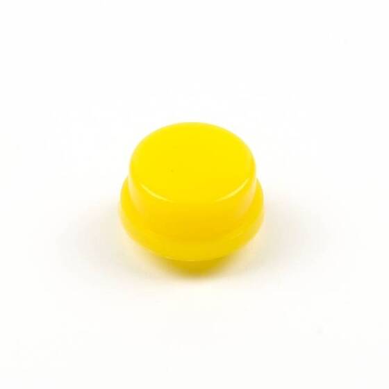 Yellow Round Cap For Square Tactile Switch - 1
