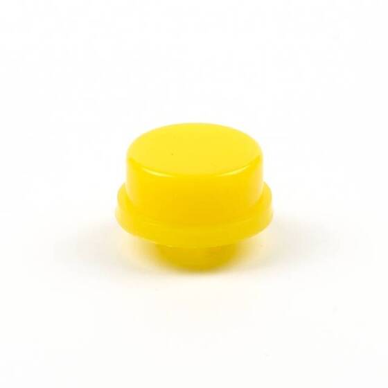 Yellow Round Cap For Square Tactile Switch - 2