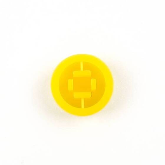 Yellow Round Cap For Square Tactile Switch - 4