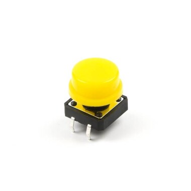 Yellow Round Cap For Square Tactile Switch - 6