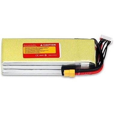 Yellow TCB 11.1V 5200MAH 25C Model Airplane Lithium Battery XT60 Female - 4