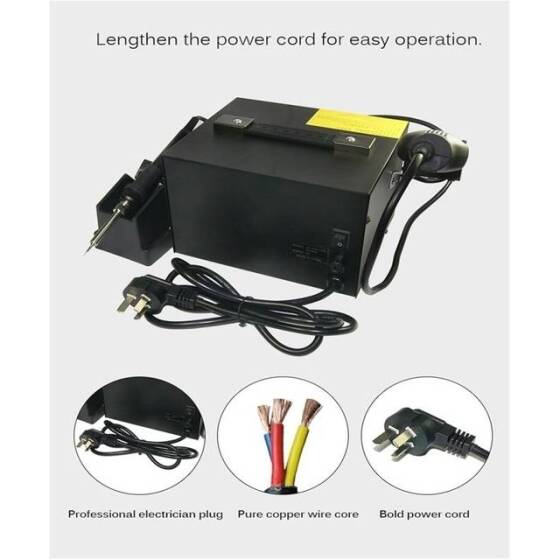 YIHUA852D+ Pump Air Flow Adjustable Hot Air With Soldering Air Soldering Station 16W UK Plug - 3