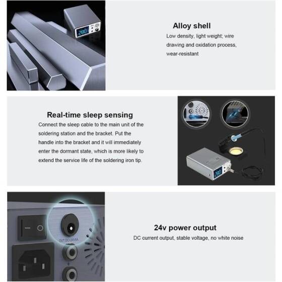 YIHUA993D M Intelligent Touch Screen High-Power Soldering Station UK Plug - 3