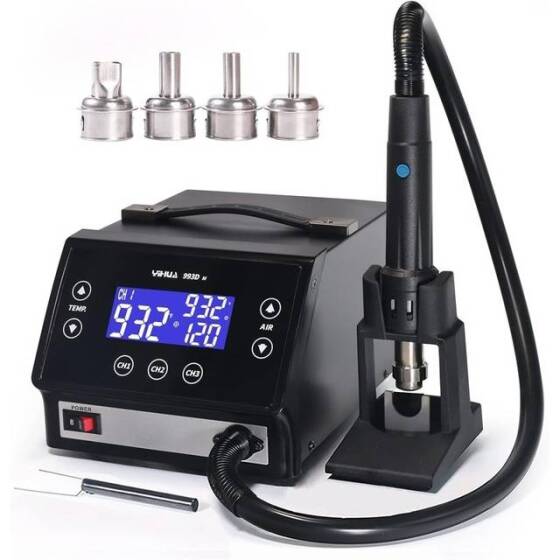 YIHUA993D M Intelligent Touch Screen High-Power Soldering Station US Plug - 1