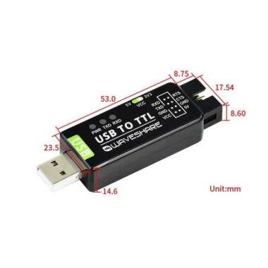 Endüstriyel USB - TTL Dönüştürücü - Orijinal FT232RL - 4