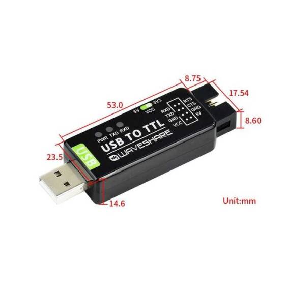 Endüstriyel USB - TTL Dönüştürücü - Orijinal FT232RL - 4