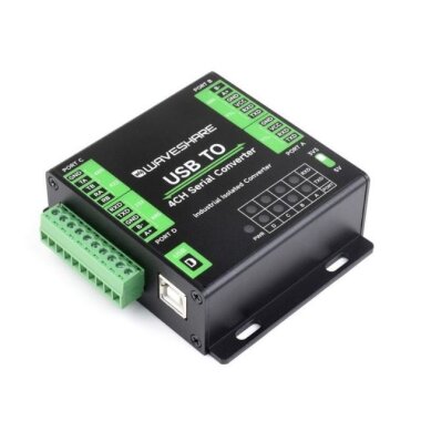 Endüstriyel USB'den 4 Kanallı Seri Dönüştürücü - Orijinal FT4232HL - WaveShare