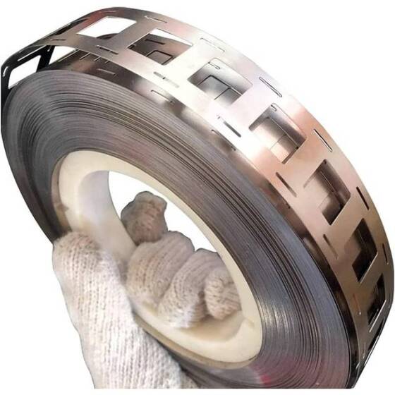 0-2x27mmx1M 20-25mm Nickel Plated Steel Strip For 18650-2P Battery Pack Welding - 5