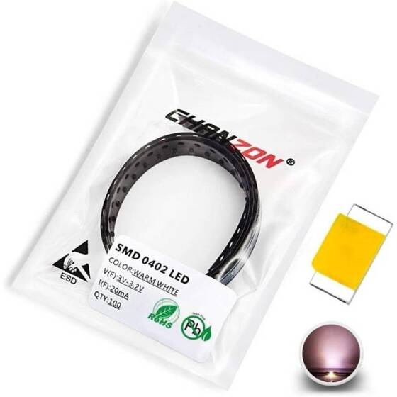 0402 (1005) SMD LED White - 1