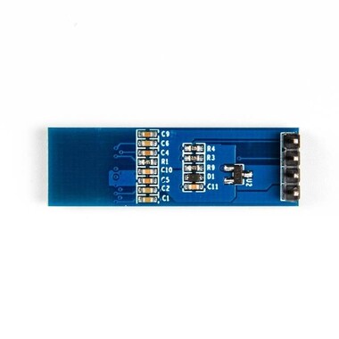 0.91 inch 128x32 I2C IIC Serial OLED LCD Display Module(With GND VCC) Blue SSD1306 Chip - 3