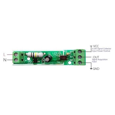 1 Channel Delay 220V AC Module For PLC - 7