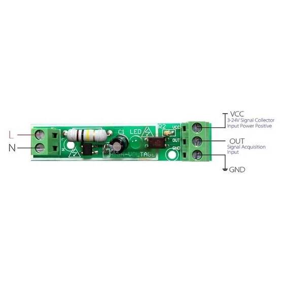 1 Channel Delay 220V AC Module For PLC - 7