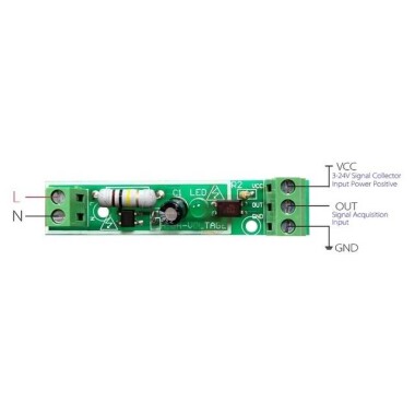 1 Channel Delay 220V AC Module For PLC - 8