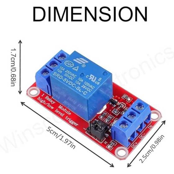 1 Channel Relay Module 24V High And Low Level Trigger Relay Control - 5