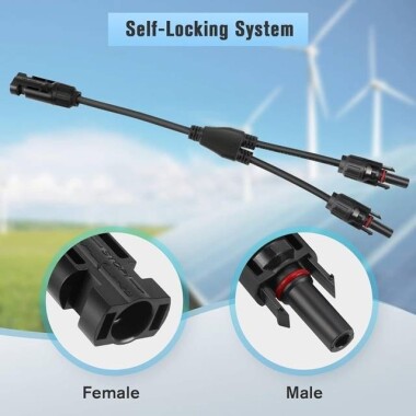 1 Pair MC4 80A 1000V Male And Female PV Connector Plugs - 4