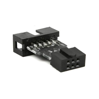 10 Pin to 6 Pin Adapter Board AVRISP USBASP STK500 - 2