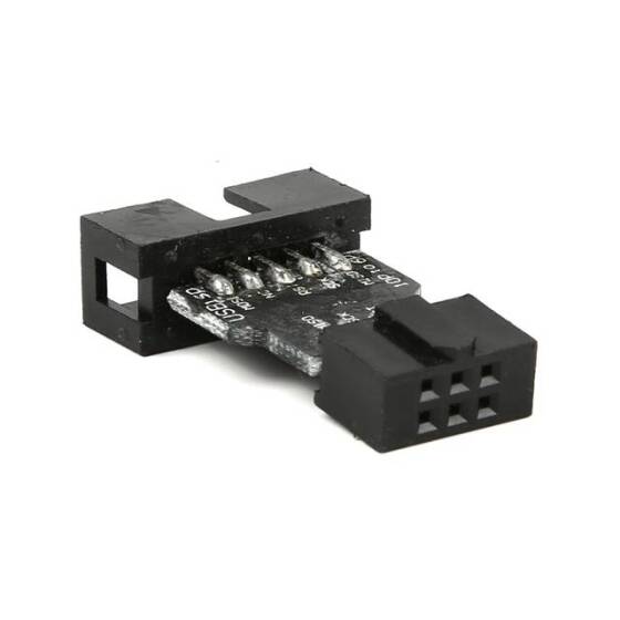 10 Pin to 6 Pin Adapter Board AVRISP USBASP STK500 - 2