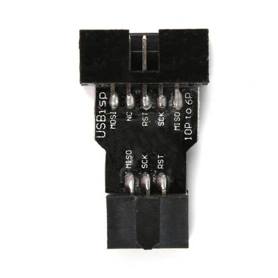 10 Pin to 6 Pin Adapter Board AVRISP USBASP STK500 - 4