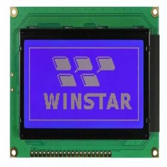 128x64 Graphic LCD Display Blue - WG12864AB-TMI-V#N - 1