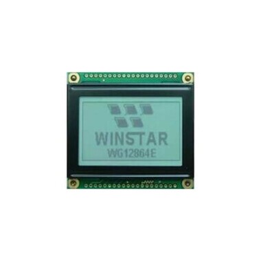 128x64 Graphic LCD Display Blue - WG12864E1-TMI-V#N - 1