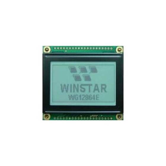 128x64 Graphic LCD Display Blue - WG12864E1-TMI-V#N - 1