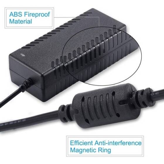 12V 4A 48W UK Plug Dual-Wire Integrated Power Adapter - 5