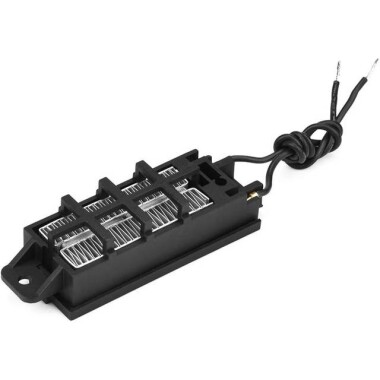 12V 50W Conductive Type Automatic Thermostat PTC Ceramic Air Heater 95x31x25mm - 1