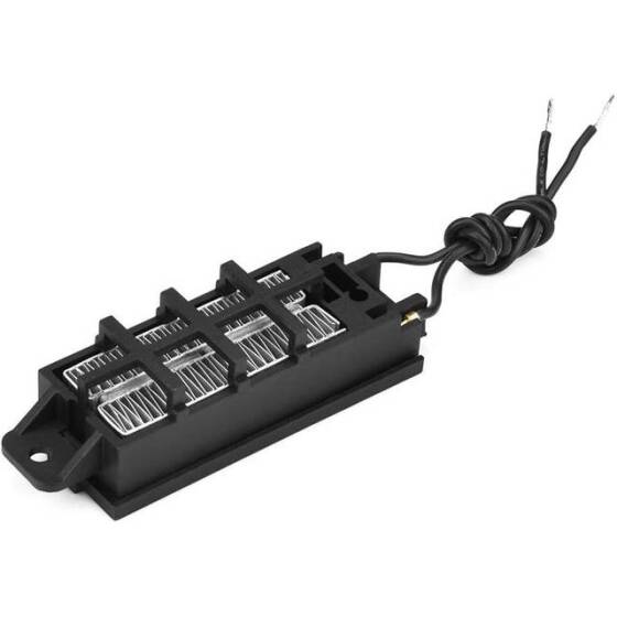 12V 50W Conductive Type Automatic Thermostat PTC Ceramic Air Heater 95x31x25mm - 1