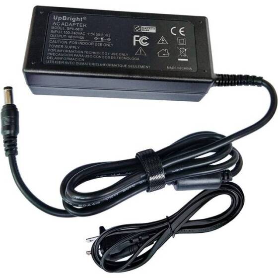 12V 5A 60W EU Plug Dual-Wire Integrated Power Adapter - 1