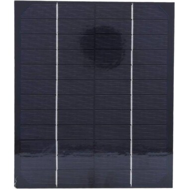 12V 6W Glue Drop Monocrystalline Solar Panel With DC Output Size:170x200x3mm - 1