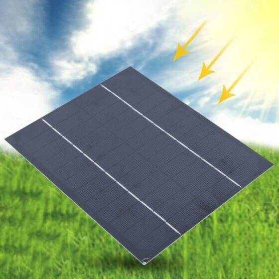 12V 6W Glue Drop Monocrystalline Solar Panel With DC Output Size:170x200x3mm - 5