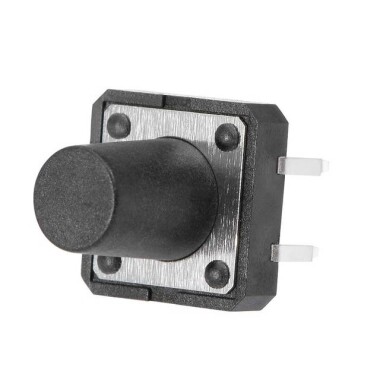 12x12x12mm Tactile Push Button Switch Round - 1